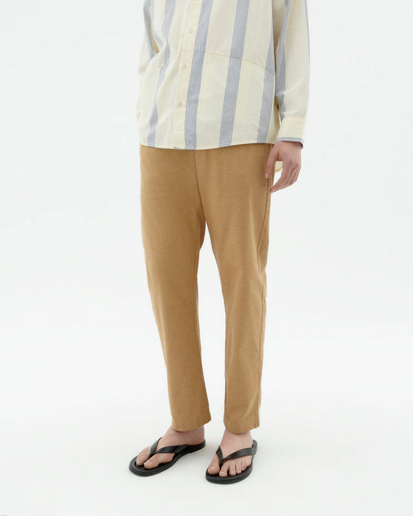 Trousers camel Travel light sostenible-1