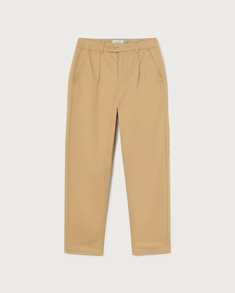 Pantalón camel Wotan sostenible -silueta 1