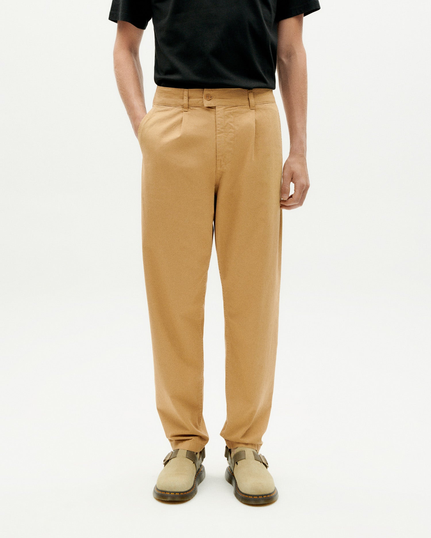 Pantalón Wotan sostenible camel -1