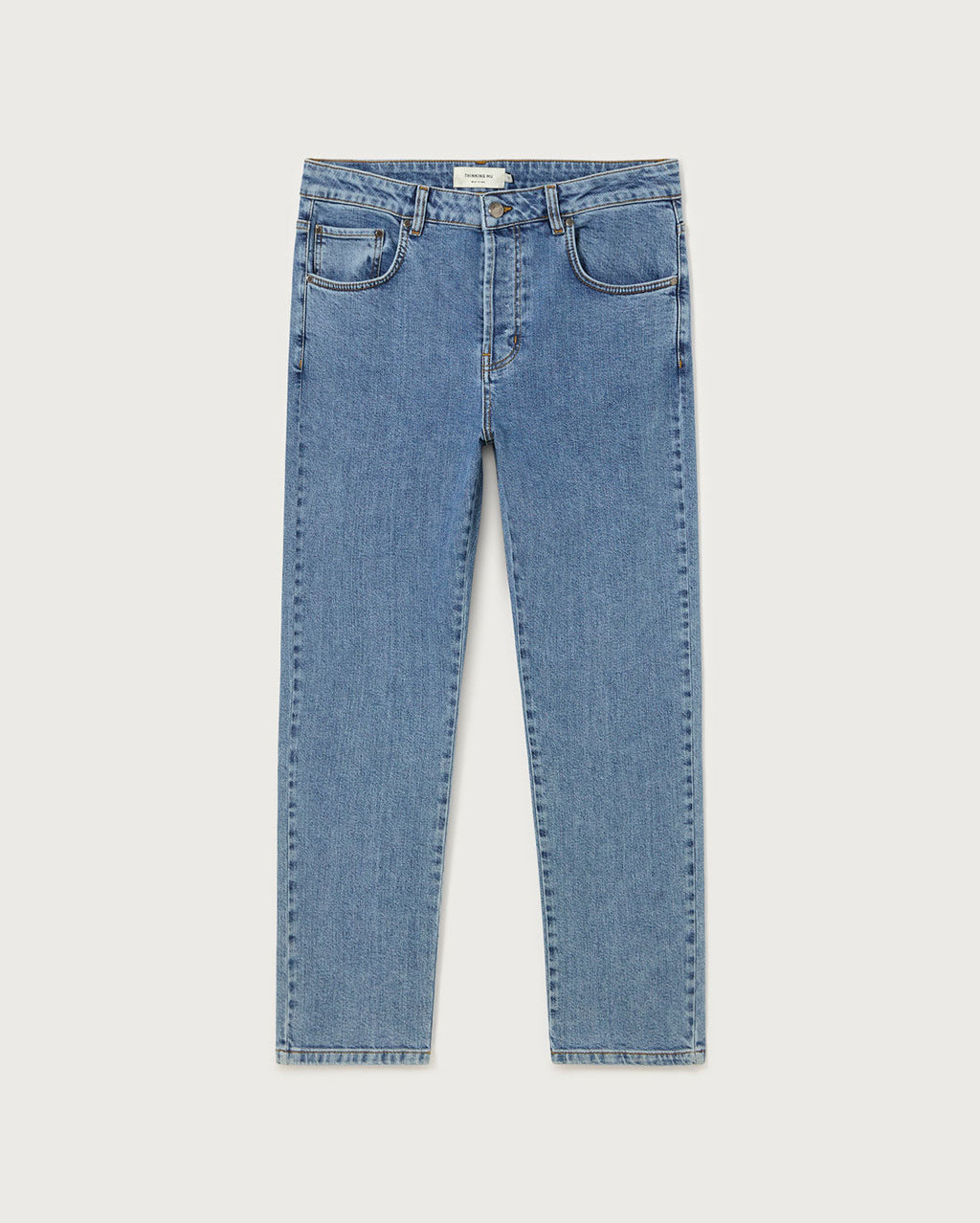 Pantalon 5 Poches Denim Clair