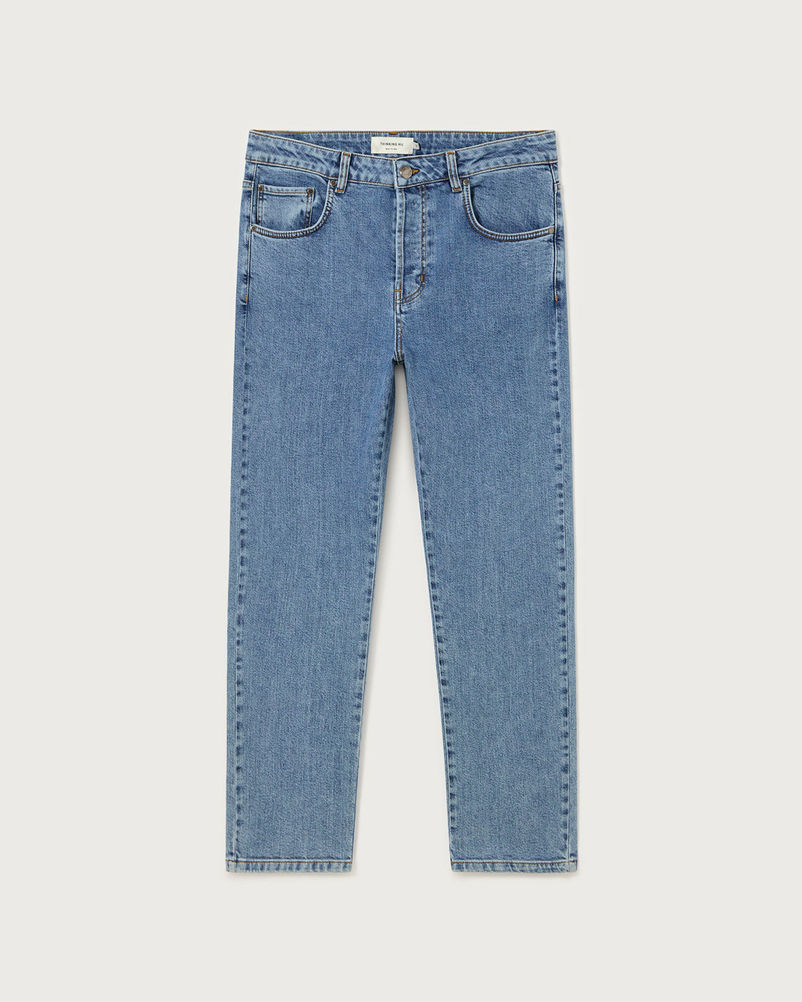 Pantalon 5 Poches Denim Clair