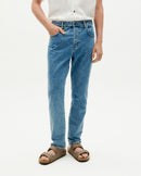 Jean Slim Bleu Clair À 5 Poches