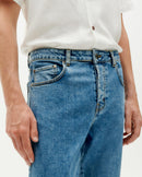 Jean Slim Bleu Clair À 5 Poches