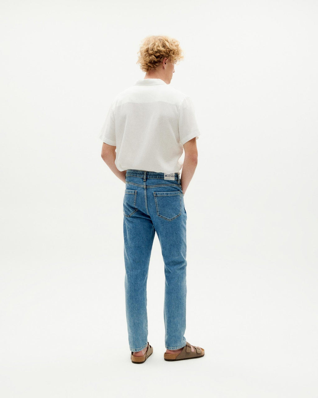 Pantalon 5 Poches Denim Clair