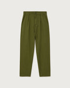 Pantalón verde Hemp Moero sostenible  - silueta 2