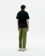 Pantalón Relajado Con Pinzas de Cáñamo Moero - Verde