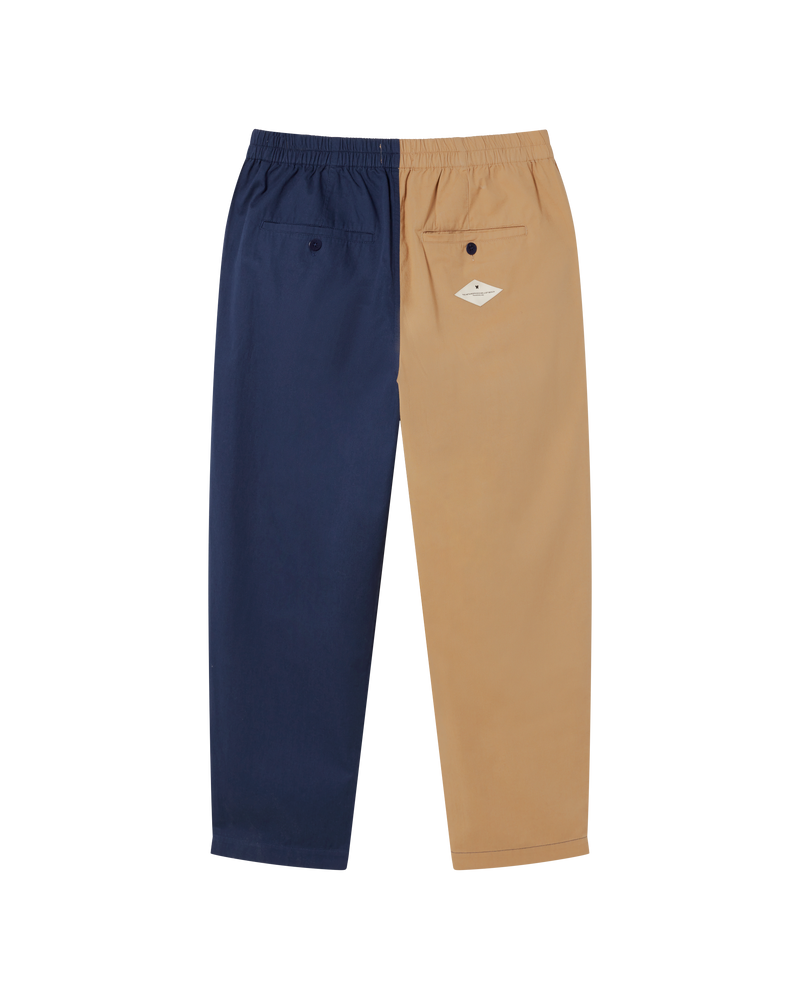 Pantalón tricolor patched Luc sostenible  - silueta 1