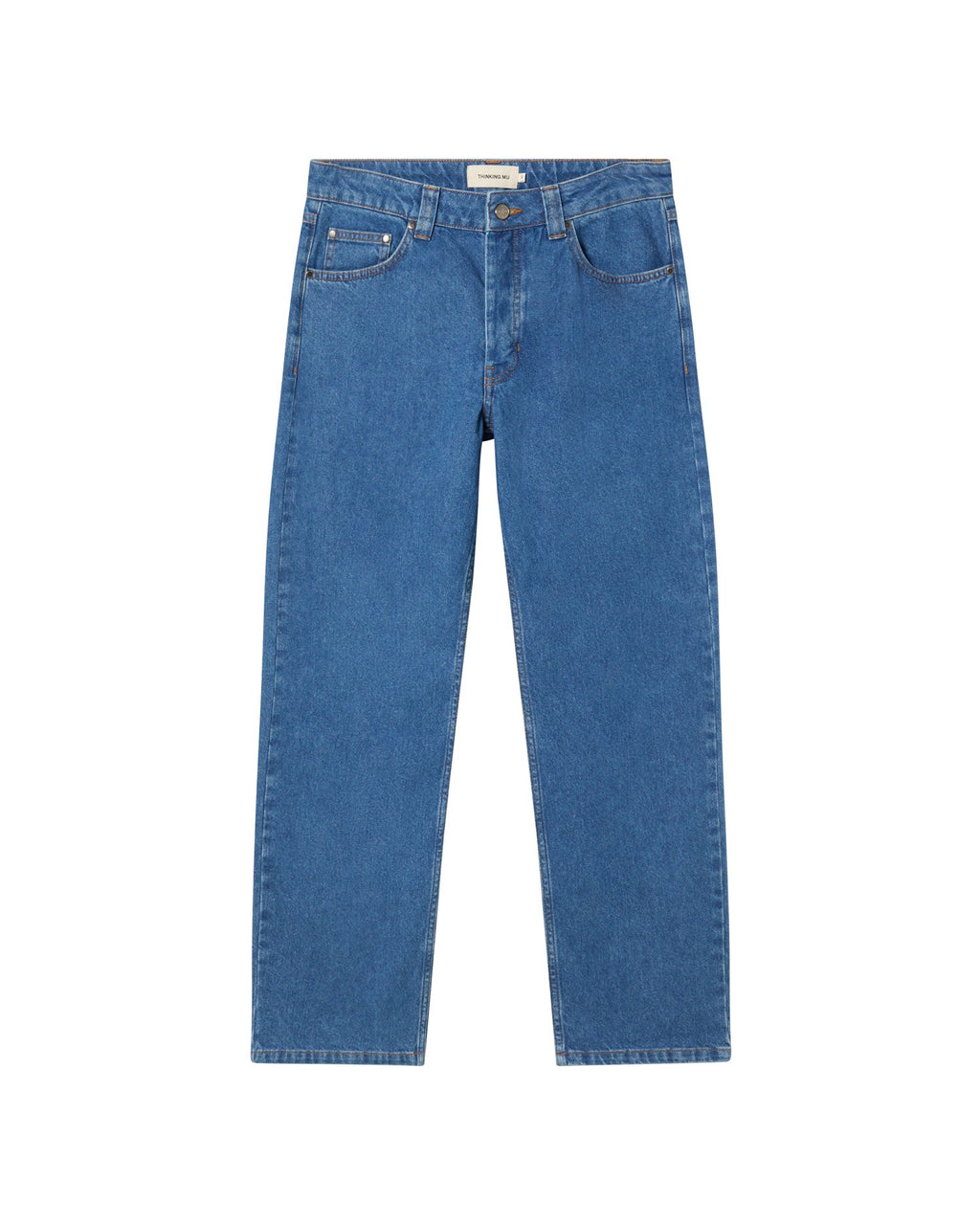 Raka jeans David - Klassisk blå