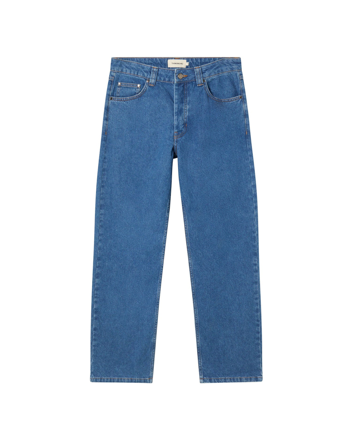 Raka jeans David - Klassisk blå