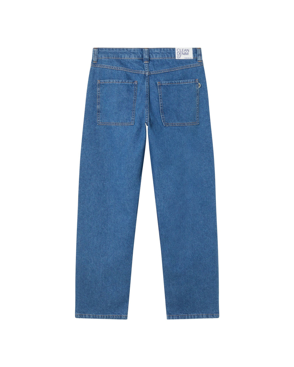 Raka jeans David - Klassisk blå