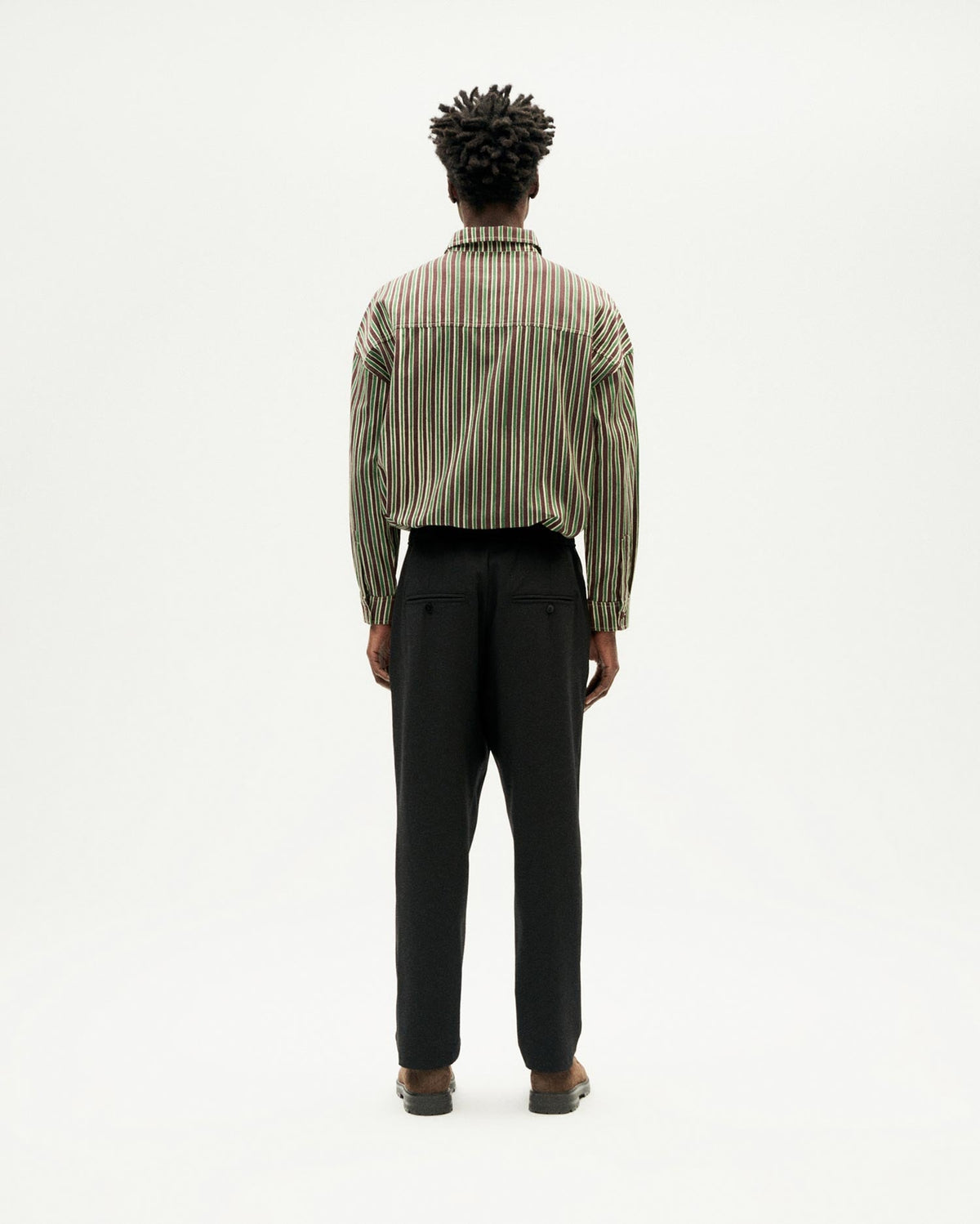 Pantaloni neri Damien sostenibili-4