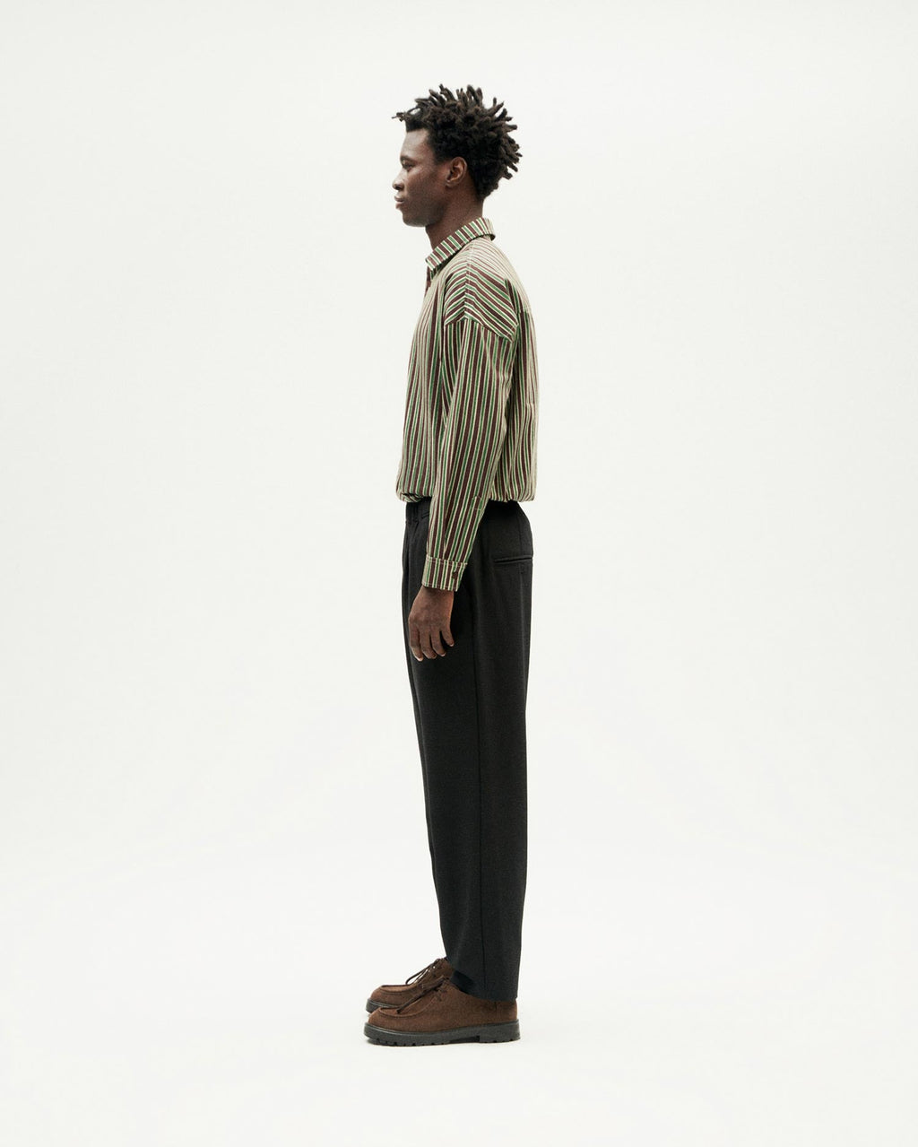 Pantaloni neri Damien sostenibili-5