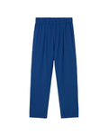 Pantalón azul seersucker Luc sostenible - silueta 1