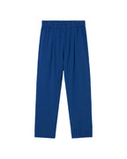 Pantalón azul seersucker Luc sostenible - silueta 1