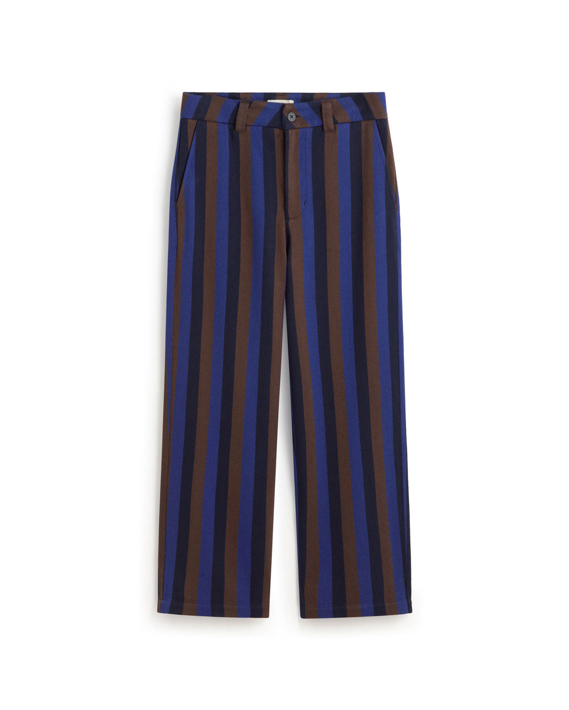 Sustainable Marc Tottenham striped loose trousers silhouette - 1