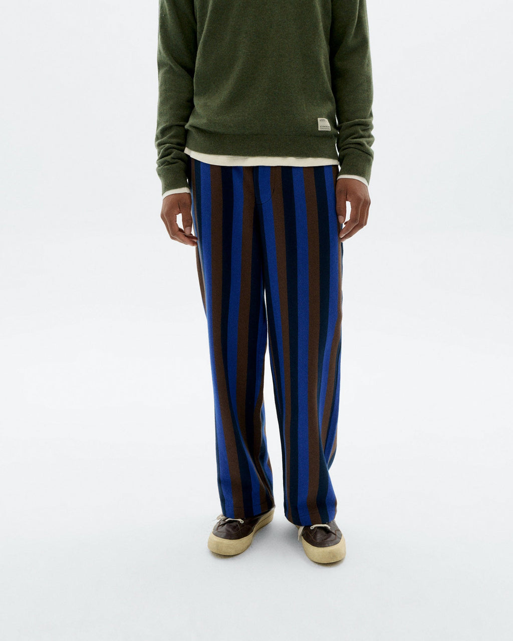Sustainable Marc Tottenham striped loose trousers - 1
