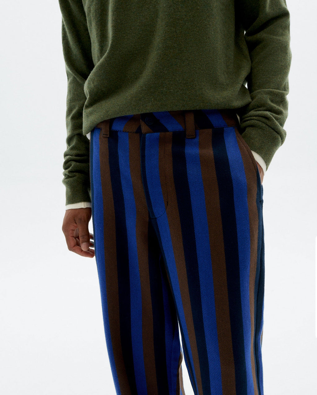 Sustainable Marc Tottenham striped loose trousers - 3