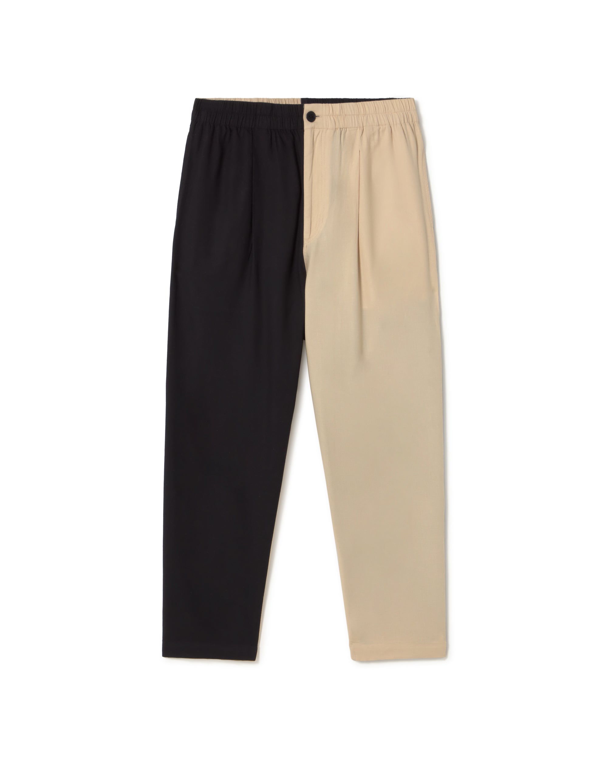 Pantalón negro Luc sostenible - silueta 1