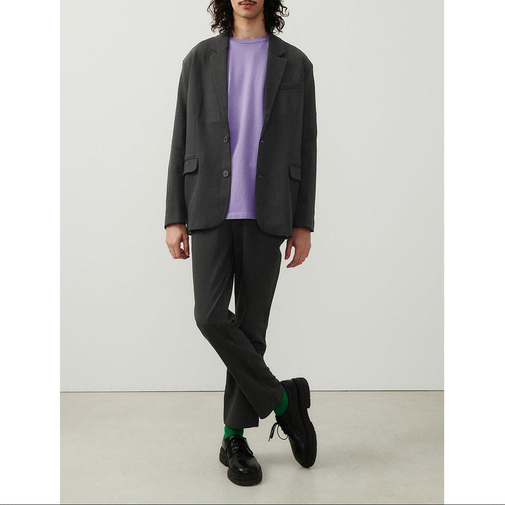 Straight-Leg Trousers - Carbon Marl - Men