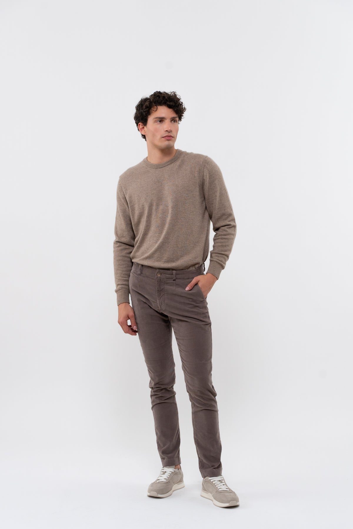 Pantalon Volta Chino Italian Pocket - Taupe - Homme