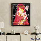 Peinture Par Numéros - Affiche Moulin Rouge - Music Hall Gesmar Programme