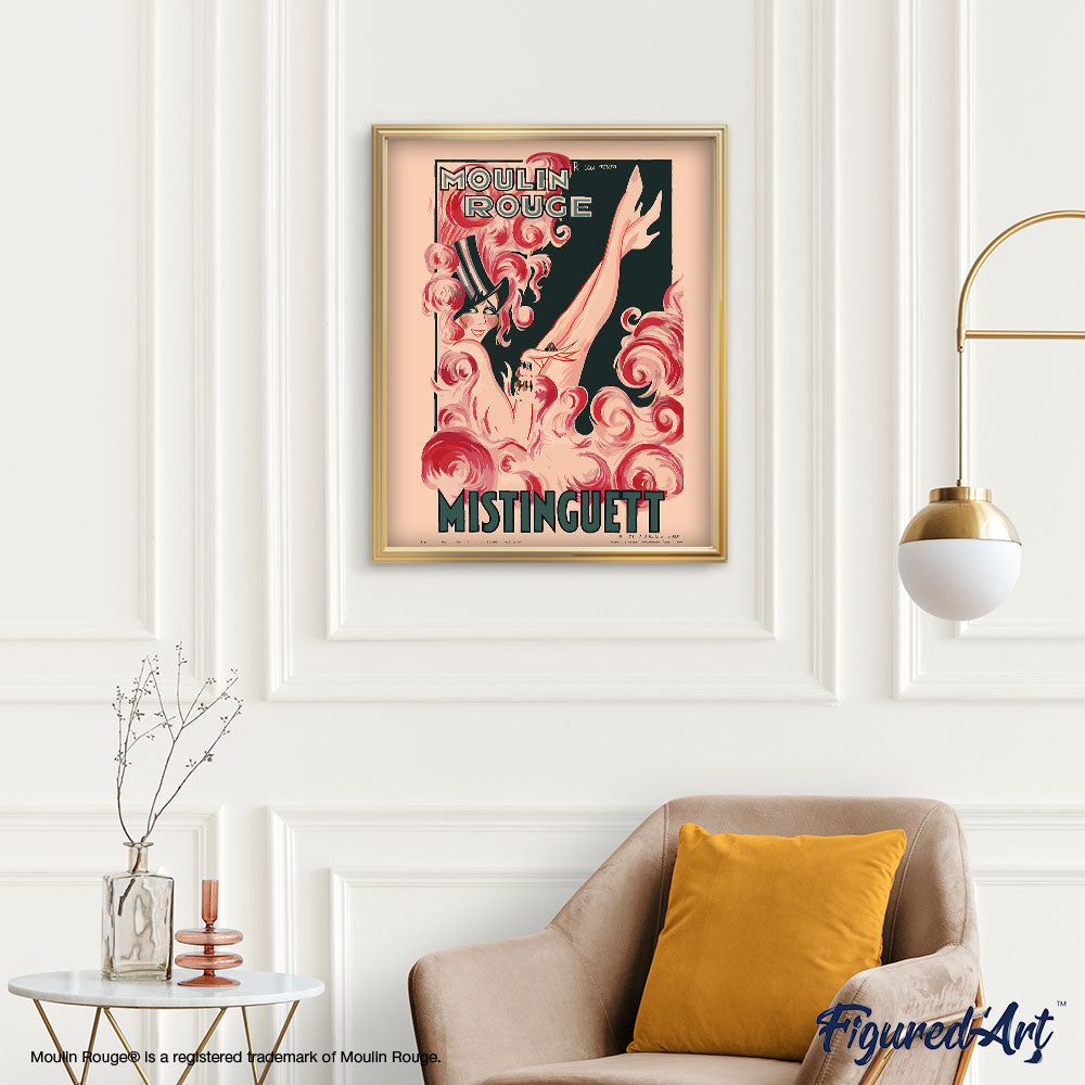 Peinture Par Numéros - Affiche Moulin Rouge - Mistinguett
