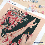 Peinture Par Numéros - Affiche Moulin Rouge - Mistinguett