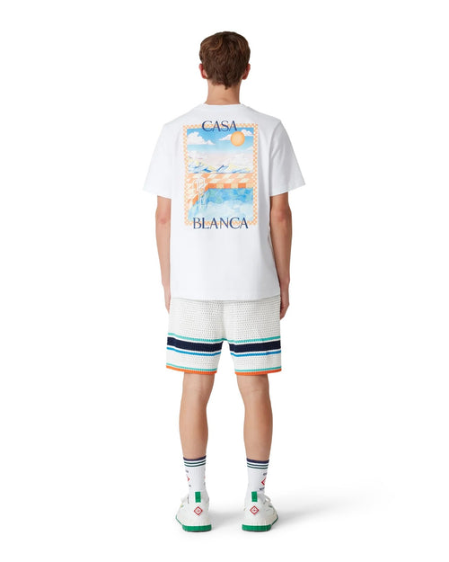 Camiseta Surreal Pool - Blanco