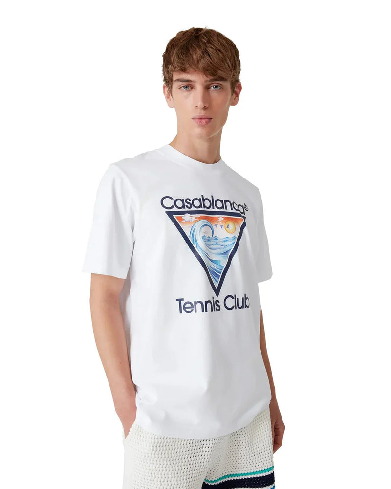 T-Shirt Tennis Club Icon - Casablanca Paris - Blanc