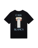 Casablanca Paris - La Colonne T-Shirt - Black