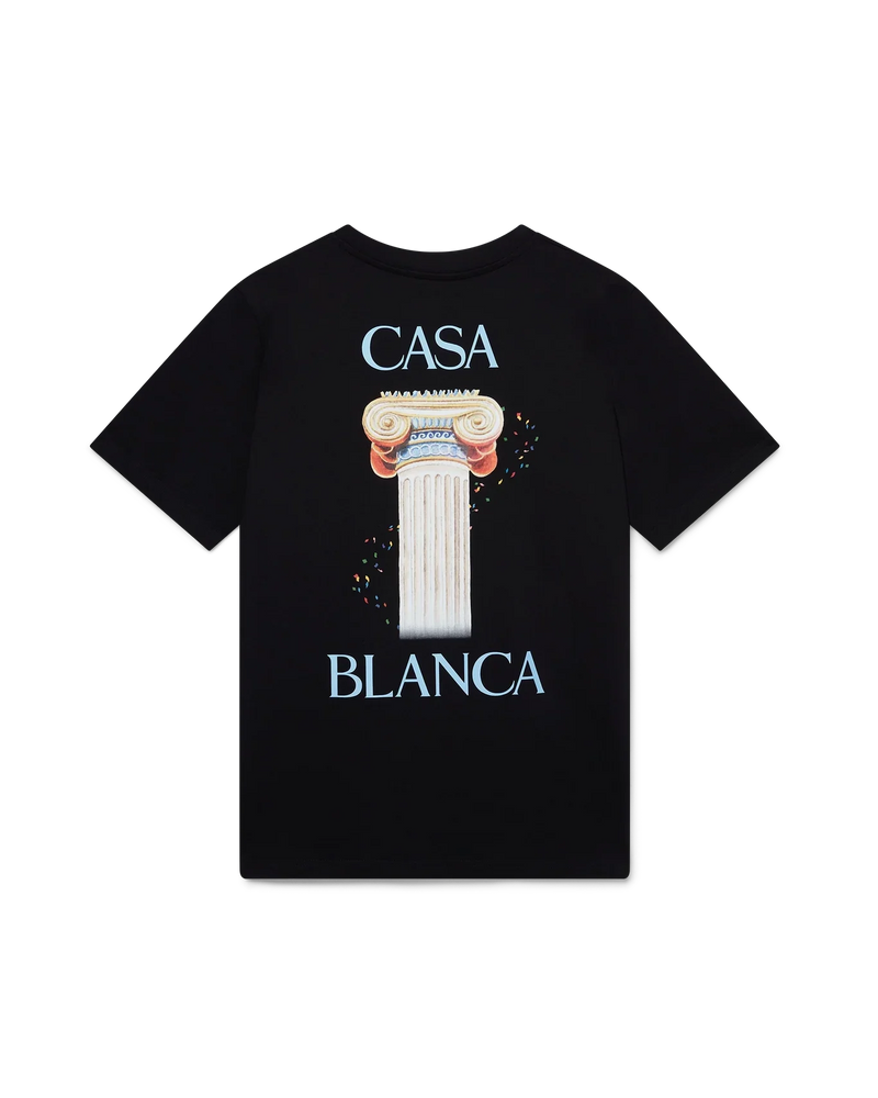 Casablanca Paris - La Colonne T-Shirt - Black