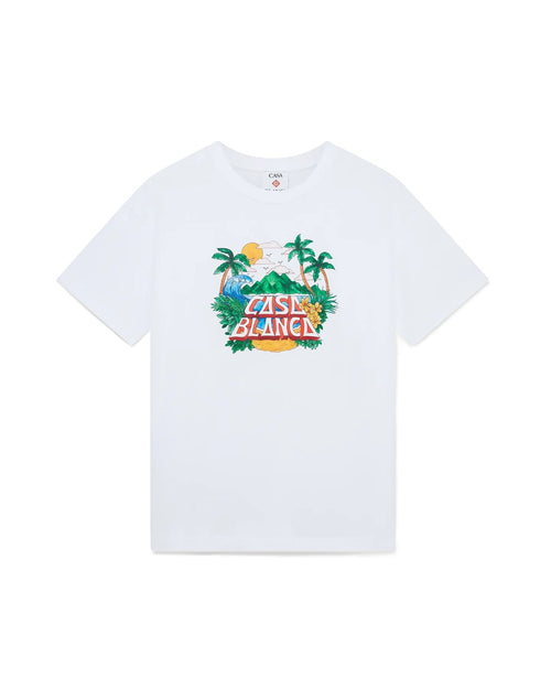 Casablanca Paris - T-Shirt Casa Beach Wave - Blanc