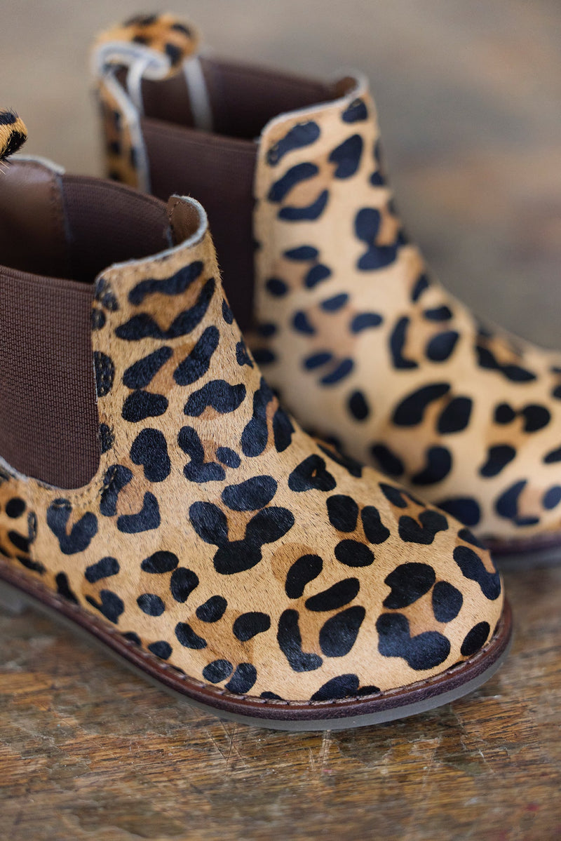 Bottes - Judy Léopard Marron