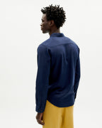 Camicia navy Hemp Ant sostenibile -4