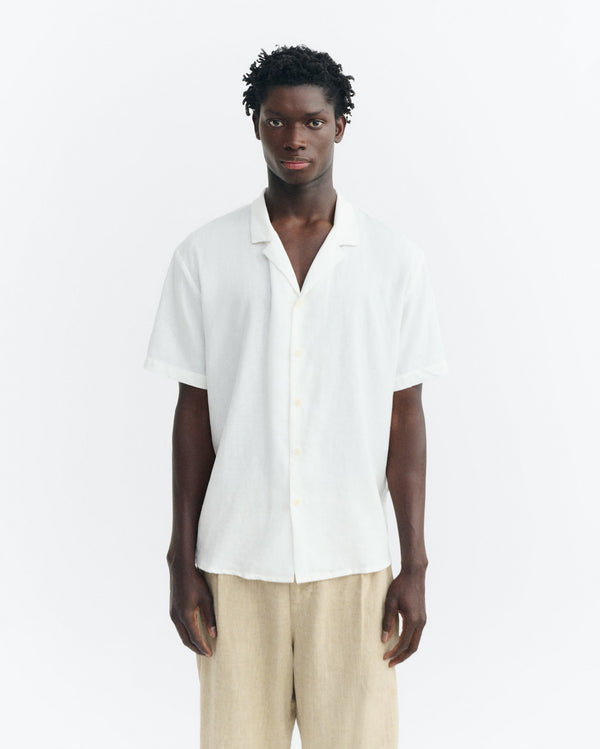Camisa blanca cáñamo Jules sostenible - 2