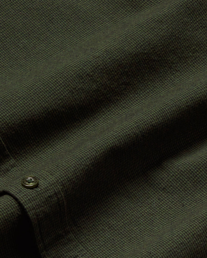 Camisa verde micro cuadros Ant sostenible - silueta 2