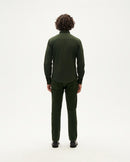 Camisa verde micro cuadros Ant sostenible-3