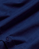 Camisa azul oscuro micropana Ant sostenible - silueta 2