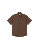 Camisa marrón rayas Tom sostenible - silueta 2