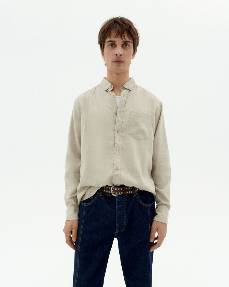 Camisa cruda hemp Ant sostenible-1