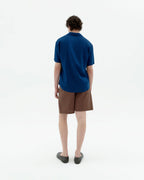 Camicia blu hemp Jules sostenibile-4