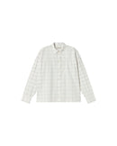 Camisa blanca bordada cuadros Jimmy sostenible silueta - 1