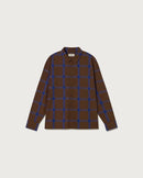 Camisa marrón cuadros Jimbo sostenible silueta - 1