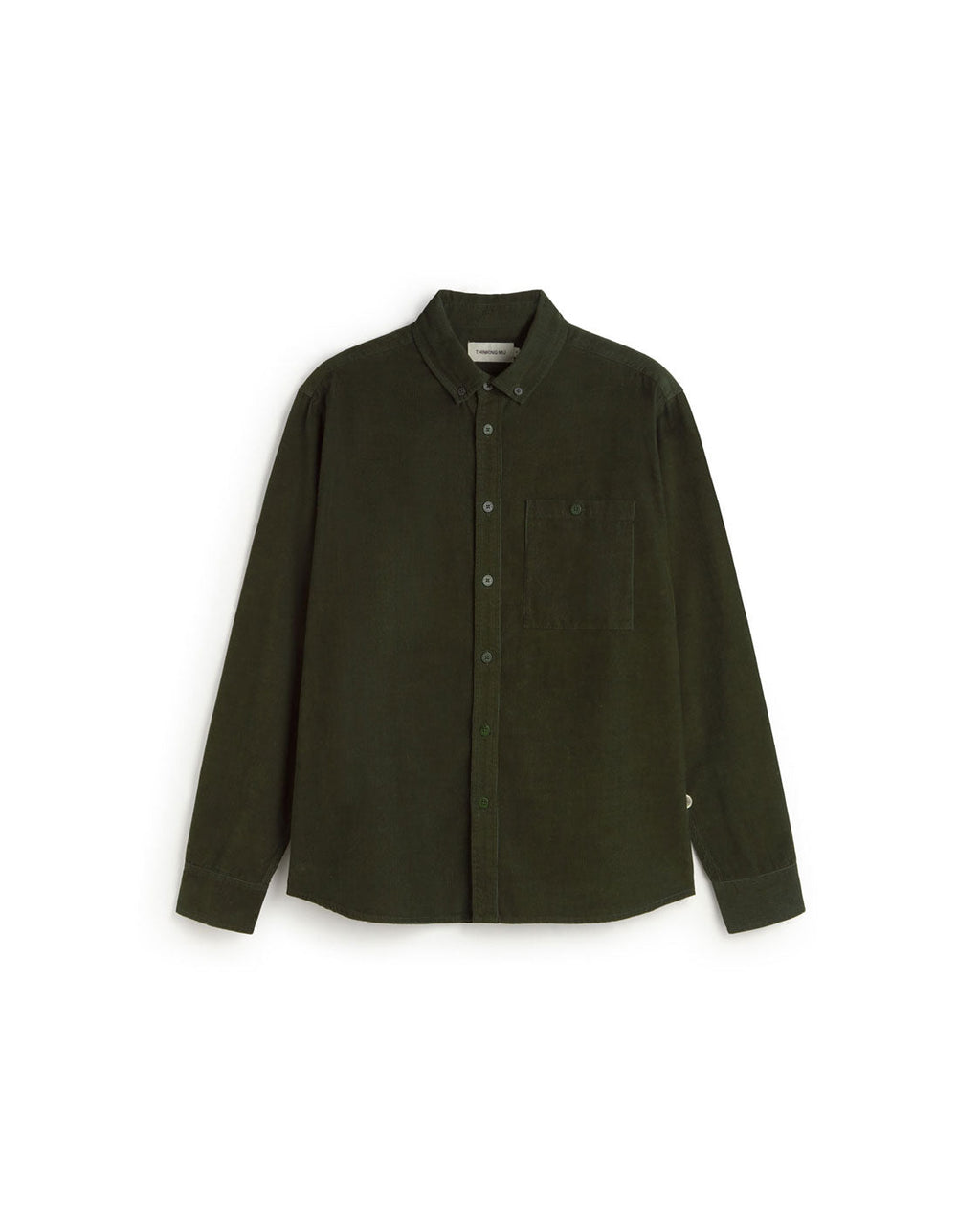 Chemise En Micro-Velours Côtelé Anto - Vert
