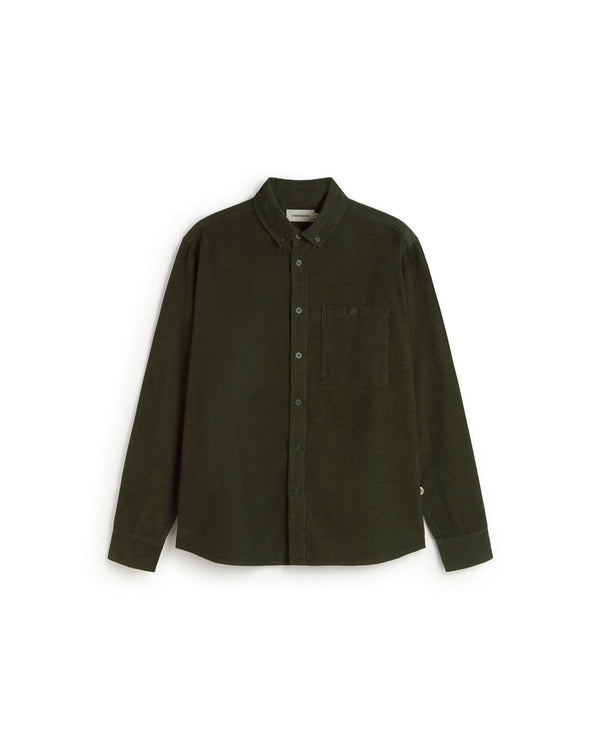 Camicia in micro-velluto a coste Anto - Verde