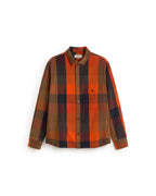 Theo Checked Shirt - Orange
