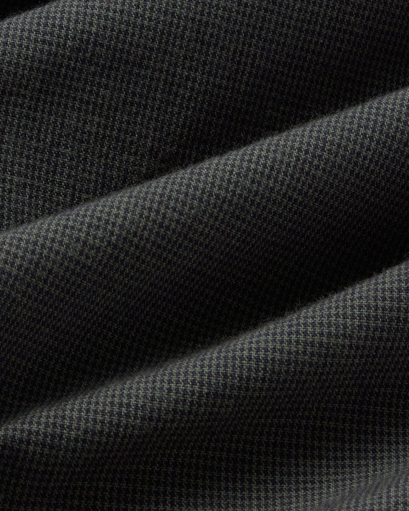 Camisa verde oscuro microchecks Ant sostenible silueta - 2