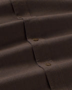 Camisa marrón microchecks Ant sostenible silueta - 2