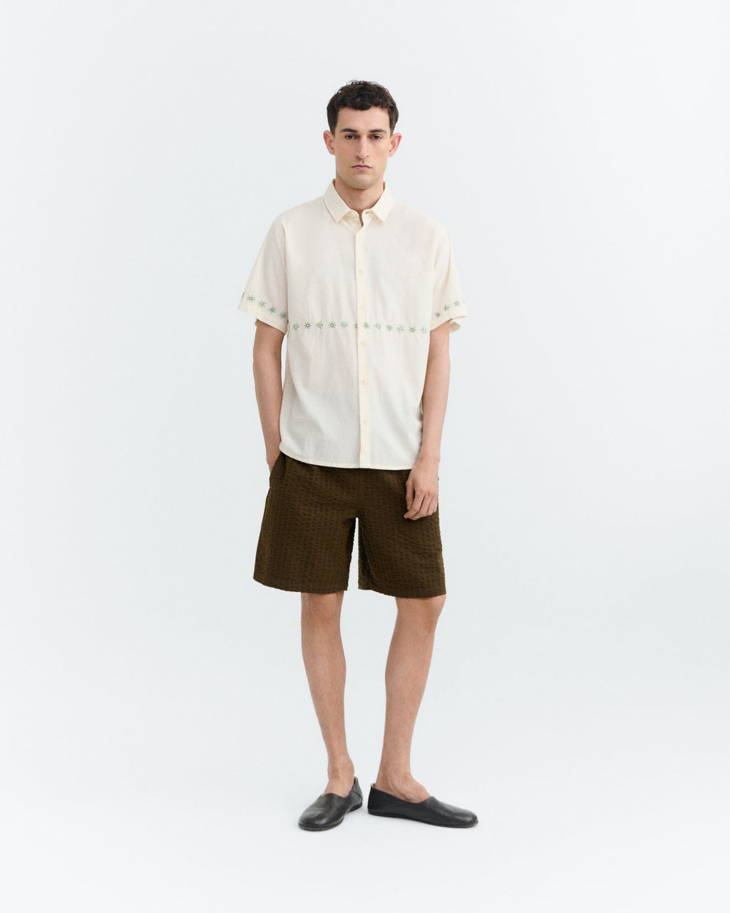 Camisa bordada a mano Tom sostenible - 1