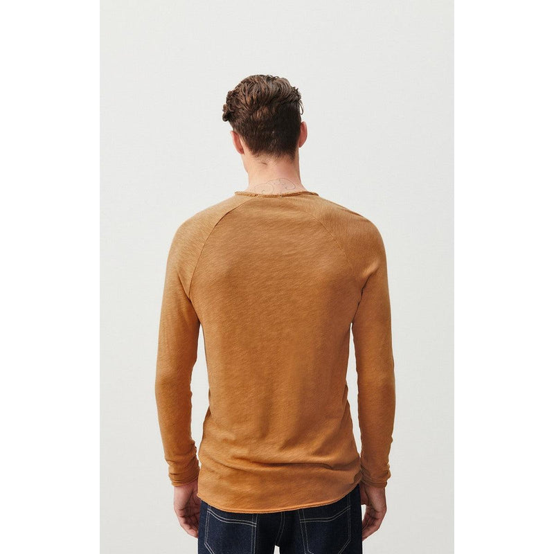 T-Shirt Col Rond - Caramel Vintage - Homme